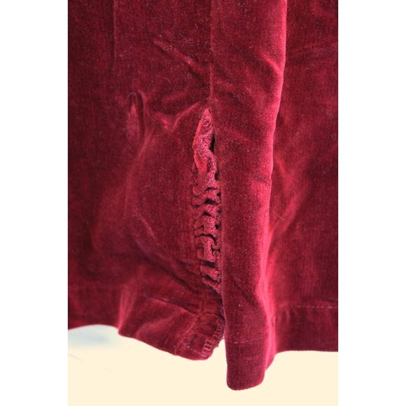 INC Women's Red Velvet Coat sz 3X Gothic Victorian Mansion Cosplay Elegant Party - Picture 6 of 8
